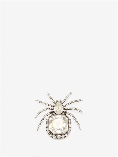 spider brooch alexander mcqueen|Jewelled Spider Brooch in Antique Silver .